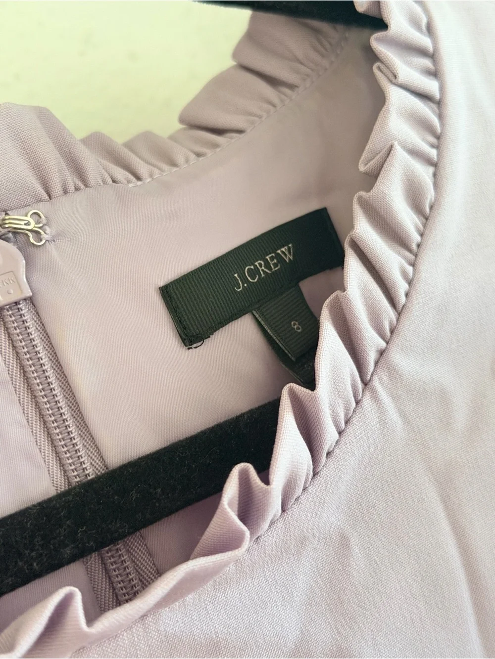 J. Crew Soft Lilac Sleeveless Midi Sheath Dress